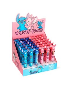 Boligrafo Retractil X10 Colores Stitch Ba-09028 Sf01