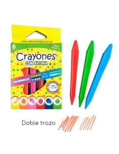 Crayones X6 C/aroma Doble Trazo Colours 17732 Col01
