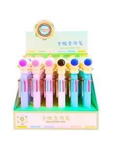 Boligrafo Multicolor X6 Astronauta-dinosaurio-unicornio 25125-3178-24110-24115- 24109 Col01 (b40)