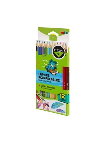 Lapices Color X12 Largo Acuarelable Pizzini Lml3712 Pz01 -b240-12-