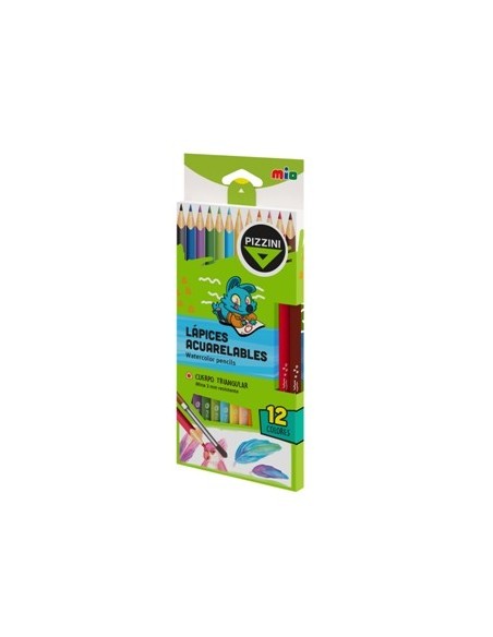 Lapices Color X12 Largo Acuarelable Pizzini Lml3712 Pz01 -b240-12-