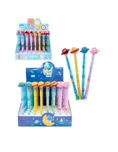 Lapiz Puntas Intercambiables C/goma Osito/planeta 27586/27591 Col01 (f)