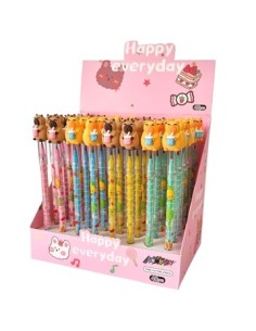 Lapiz Negro Fantasia Puntas Intercambiables Unicornio/arcoiris Trendy 27807-15662-15092-15094-15660 10744 13865 13862 13864 1