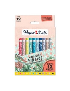Marcadores X12 P/conica Vintage Paper Mate Edicion Limitada 2152214-pkg0001227223 New02