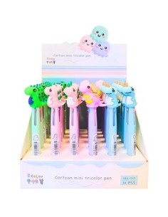 Boligrafo Multicolor X3 Dinosaurio-unicornio- Palta 24128-24130-21833 Col01 (b36)