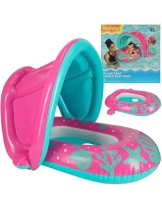 Asiento Bebe Inflable 80x85cm C/sombrilla 2337 34091 Gtm 2