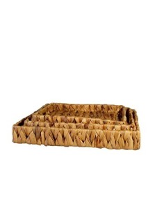 Bandeja Cuadrada 30cm Seagrass C/asa 1050411 Wal02 2