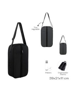 Bolso Matero Travel Tech Doble Cierre Vertical 30200 Tar02 2