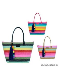Bolso Playero C/cierre Colores Surtidos Trendy 28080 Tar02 2
