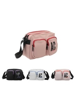 Cartera Agarrate Catalina 2 Compart. 2 Bols. Impermeable Acv26350 Ow01