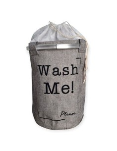 Cesto P/ropa Tela Red C/estr. Aluminio Jm1229 Mta01