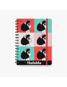 Cuaderno 16x21cm T/d C/espiral Mafalda 4763-15td Mult02 2