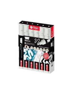 Marcador Blanco Tnt Pintura Al Agua Multisuperficie Tntm30-c6-049 Fil01