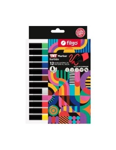 Marcador X12 Acrilico Tnt Punta Fina Al Agua Tntmkr-a12-sur Fil01