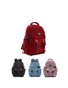 Mochila 42x18x13cm Urbana Agarrate Catalina De Doble Cierre C/ Detalle De Hebillas. M. Acmo04. Ow01