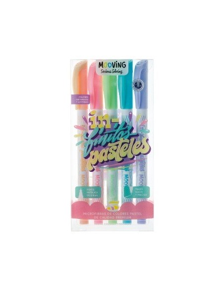 Microfibra X 5 Infinitos Pasteles 3041105 Moo01