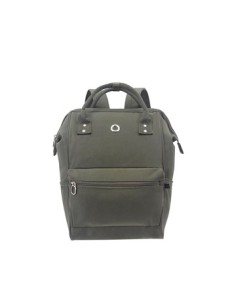 Mochila Amayra Square Verde/camel 67.602.2 67.602.3 Lse01 2