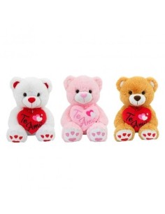 Oso 50cm Peluche C/corazon 431026-20 Wd02 2
