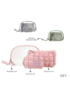 Porta Cosmeticos Set X3  Colores Surtidos Trendy 53760 Tar02 2