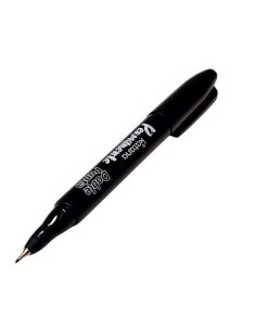 Marcador Perm. Doble Punta Negro 513056/513059 Pen01