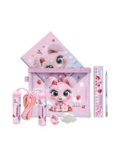 Set Escolar En Sobre De Malla  16x24cm Animalitos St46 St48 St49 St50 Chi01 2