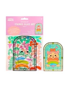 Sticker Vitral Gatito 169125 Col01 (b12) (f)