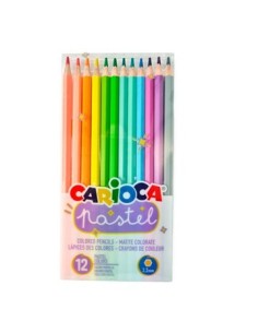 Lapices Color X 12 Pastel Carioca 43034 Lig01