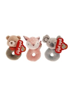 Sonajero 13cm Peluche Colores Surt. 6301 Phi Phi