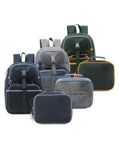 Mochila + Lunchera Unicross Carbono 62.2000007 Lse01 2