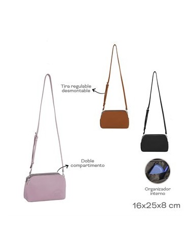 Morral 16x25x8cm Tira Reg Desmont  Doble Compartimento  Org Interno Muaa 30397 Tar02