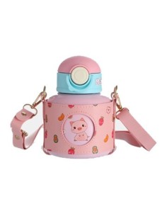 Botella Termica 520ml Infantil C/funda Y Correa Ee50849 Sf01