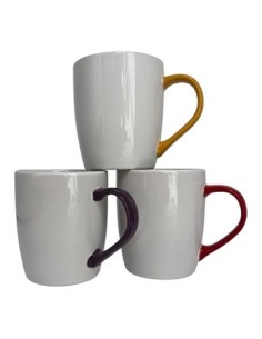 Jarro Mug 500cc Blanco C/asa Color 4963866 Bar02 (b48)