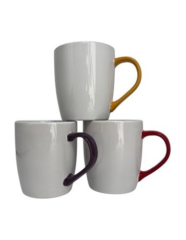 Jarro Mug 500cc Blanco C/asa Color 4963866 Bar02 (b48)