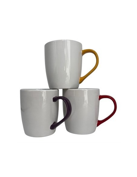 Jarro Mug 500cc Blanco C/asa Color 4963866 Bar02 (b48)