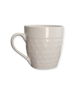 Taza Mug 250cc Blanca C/detalle Relieve 113-34503 Llab02
