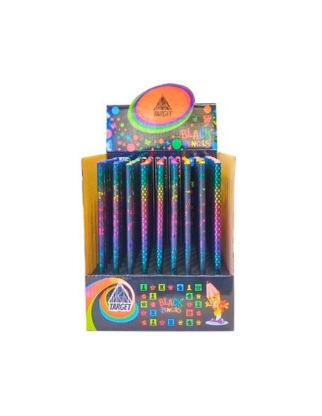 Lapiz Negro C/strass Y Brillos 23153 Col01