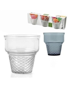 Vaso X3 F-tacita Helado Colores Surt  Pasabahce 410006 Fur01