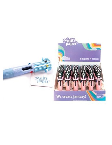 Boligrafo Borrable Multi X4 Colores Mini Mod. Surt 23-164-23-167 Mp01