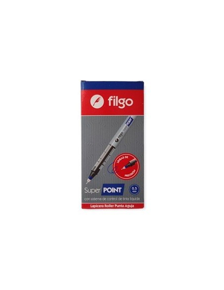 Boligrafo Roller P/aguja Liquido Azul 0.5 St5-c12-003 Fil01 (b12)