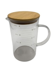 Jarra Medidora 1000ml Vidrio C-bambu Hj-0018 Cds