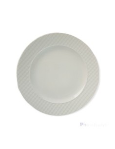 Plato Playo 26cm C-bordes Labrado Cuadrados 881p Bath