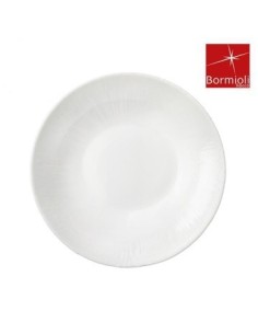 Plato Playo 27cm Vidrio Templado Cuadrado C-bordes Redondeados Bormioli Rocco 198860 Cr02