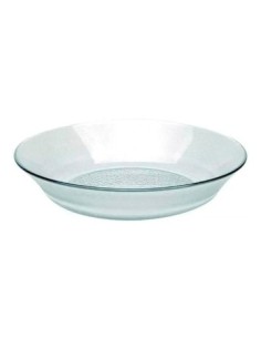 Plato Hondo Vidrio Acquamarine Flint Ri62501 Rigolleau Dol01  (b36)