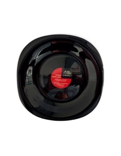 Plato Hondo 22 5 Cm Cuad  Negro Vidrio Templado Hlftp90 Bnfsp90 Mta01 Res01 Min02
