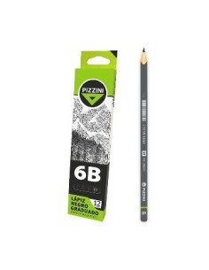 Lapiz Negro Graduado 6b Tr65803 Lmlg6bx12 Pz01 Trabi  (b12)