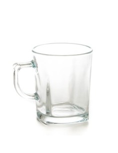 Taza X6 400ml Vidrio  Rayas-lisa Caja 31420  C4760 Ben02 Dec01