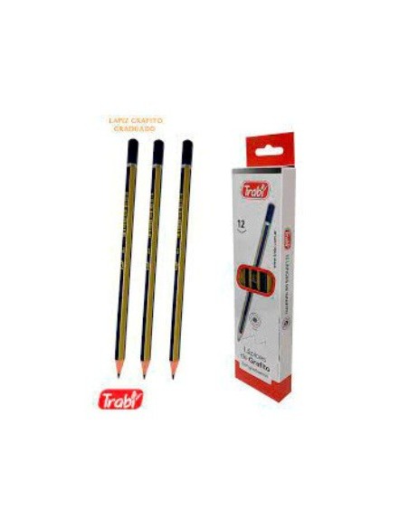 Lapiz Negro Graduado 6h Tr65798 Trabi (b12)