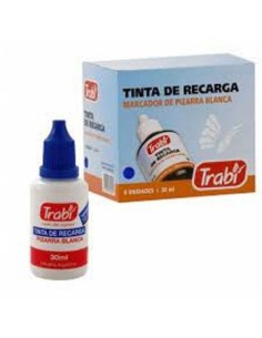 Tinta P/marcador Pizarra 30ml Azul Tr3421 Trabi (24/6)