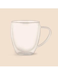 Taza Vidrio 350ml Doble Fondo Ee-43617 Rk2408051 Sf01 Rec01