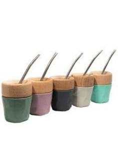 Mate C/bombilla Maderate Fusion Wood  2632/2633/2635/3968/4724/4721/3969/5507/5508/5626 Quo01 (p) (m)